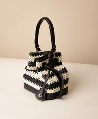 Mini Silvie Bucket Raffia