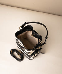 Mini Silvie Bucket Raffia