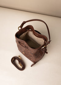 Mini Silvie Bucket Raffia
