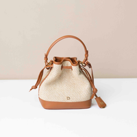Mini Silvie Bucket Raffia