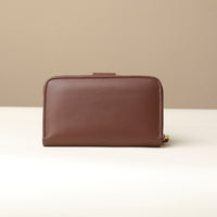 Back view of brown Svana Wallet by Danilos in premium leather