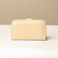 Back view of beige Svana Wallet by Danilos in premium leather