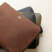 a collection of Mathias Document Leather executive folder with multi-functional pockets