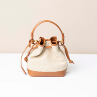 Mini Silvie Bucket Raffia