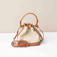 Mini Silvie Bucket Raffia