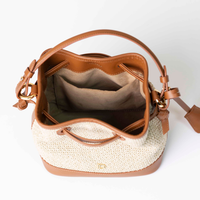 Mini Silvie Bucket Raffia