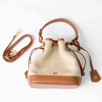 Mini Silvie Bucket Raffia