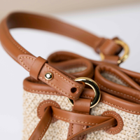 Mini Silvie Bucket Raffia