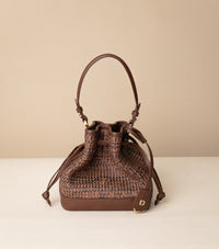 Mini Silvie Bucket Raffia