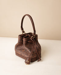 Mini Silvie Bucket Raffia