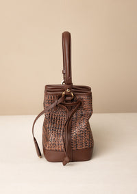Mini Silvie Bucket Raffia