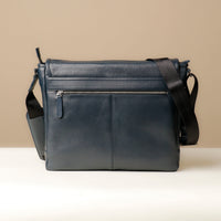 Back View of a Blue Hoffman Vintage, premium leather accessory with classic design and refined details for timeless style