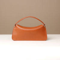 Back view of brown Penelope Mini small leather handbag for versatile everyday use