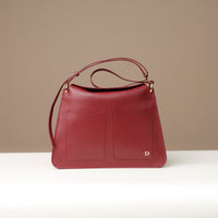 Penelope structured leather shoulder bag
