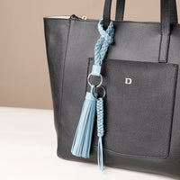 Blue stylish decorative accessories designed to add personality and flair to bags, keys, or everyday items. Perfect for gifting or styling.
