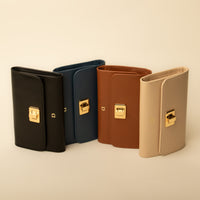 Four Premium leather wallet with full-length bill compartment