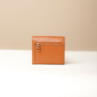 back view of brown Danilo’s compact Anahí Wallet with card slots