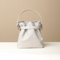 Back View of Panna Premium leather Sandy Bag with shoulder strap