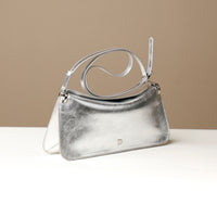 Silver Penelope Mini small leather handbag for versatile everyday use