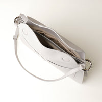 white handcrafted designer purse