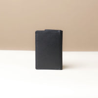 Black Slim leather Card Wallet Kimberly for everyday use