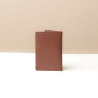 Brown Slim leather Card Wallet Kimberly for everyday use