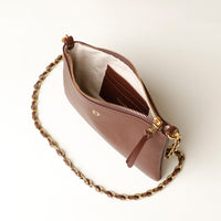 Isabella Pouch for casual and formal occasions. Open