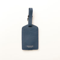 Dark blue Personalized Travel Identifying Tag for bags and suitcases with 'Danilos' tag