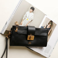 Close up view of black Danilos Catalina Wallet premium leather women’s wallet