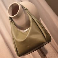 Olive Mia Minimale Sr. handcrafted luxury leather hobo bag