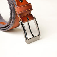 Canvas with Leather Belt