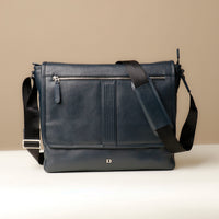 Front View of Blue Hoffman Vintage, premium leather accessory with classic design and refined details for timeless style