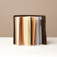 Open View of Terra concept notebook with premium leather cover and refillable pages, perfect for journaling, sketching, travel memories, or creative ideas.