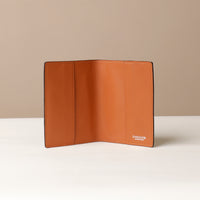 Open Nirua passport holder showing interior compartments