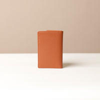 Brown Slim leather Card Wallet Kimberly for everyday use