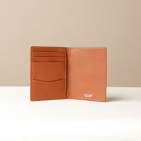 Open Nirua passport holder showing interior compartments