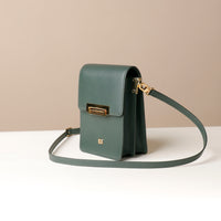 Side view of Danilos Multi-Smartphone Clariss Bag leather crossbody