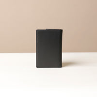 Black Slim leather Card Wallet Kimberly for everyday use