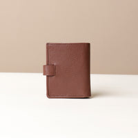 Back view of RFID snap card case