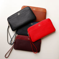 Five Premium leather pouch with versatile design for daily use