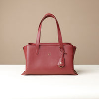 satchel-handbag-solene-bag-leather-tosca-red-front-view