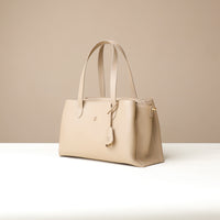 satchel-handbag-solene-bag-leather-taupe-front-side-view