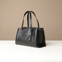 satchel-handbag-solene-bag-leather-black-front-side-view