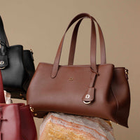 satchel-handbag-solene-bag-leather-palisander-brown-set-on-a-rock
