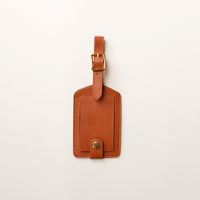 Brown Personalized Travel Identifying Tag for bags and suitcases