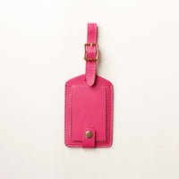 Pink Personalized Travel Identifying Tag for bags and suitcases