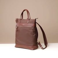 messenger-crossbodybag-ballistic-nylon-leather-details-transiktrek-brown-with-gold-hardware-side-view