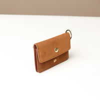 Suede Mini Duo Card Holder