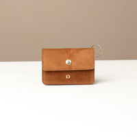 Suede Mini Duo Card Holder
