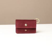 Suede Mini Duo Card Holder